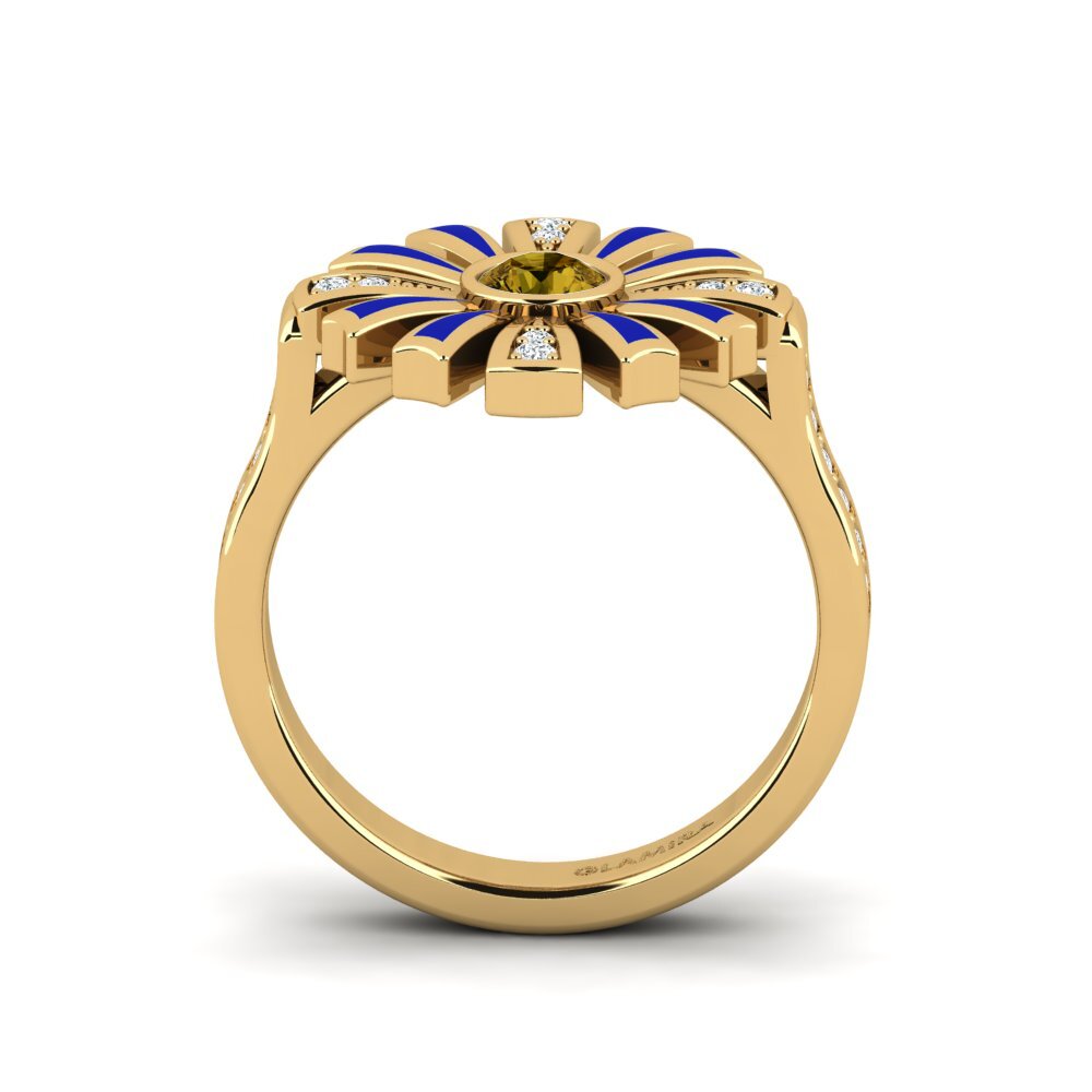 Brown Zircon Ring Legiste