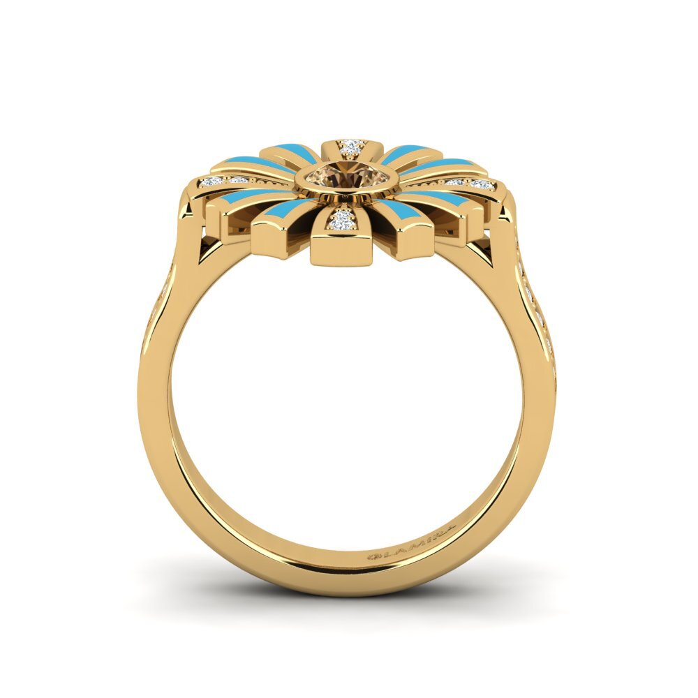 Brown Diamond Ring Legiste