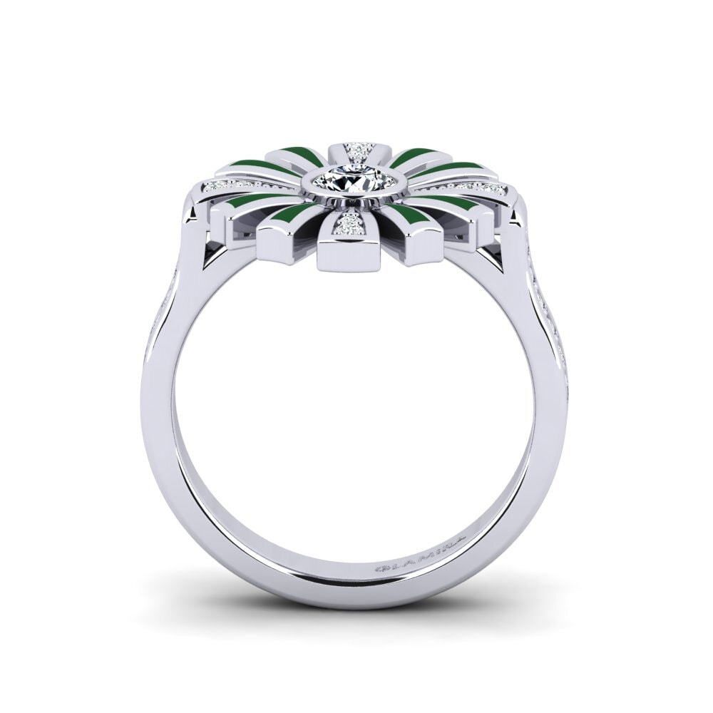14ct White Gold Ring Legiste
