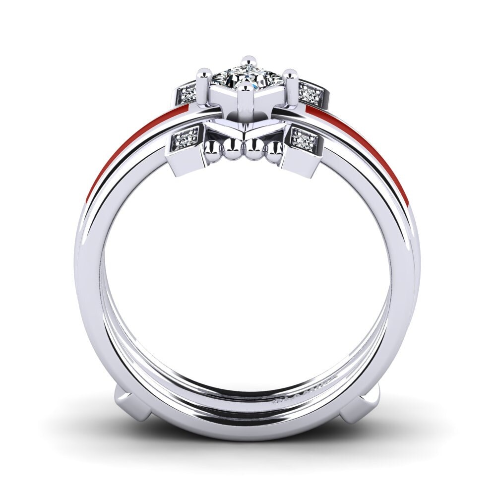 950 Palladium Ring Lemealda SET