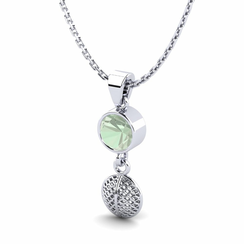 Amatista verde Colgante de Mujer Lennan