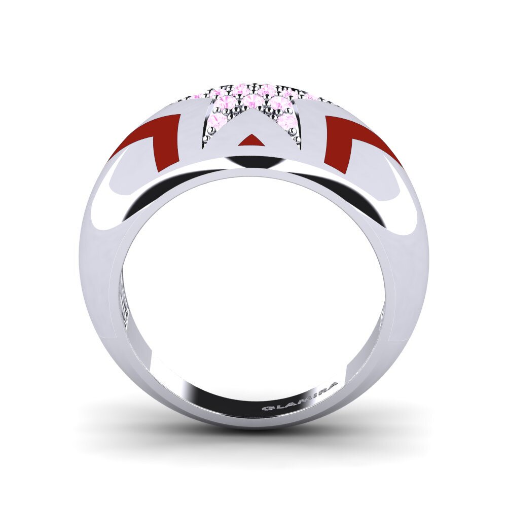 Pink Sapphire Pinky Ring Leocadia