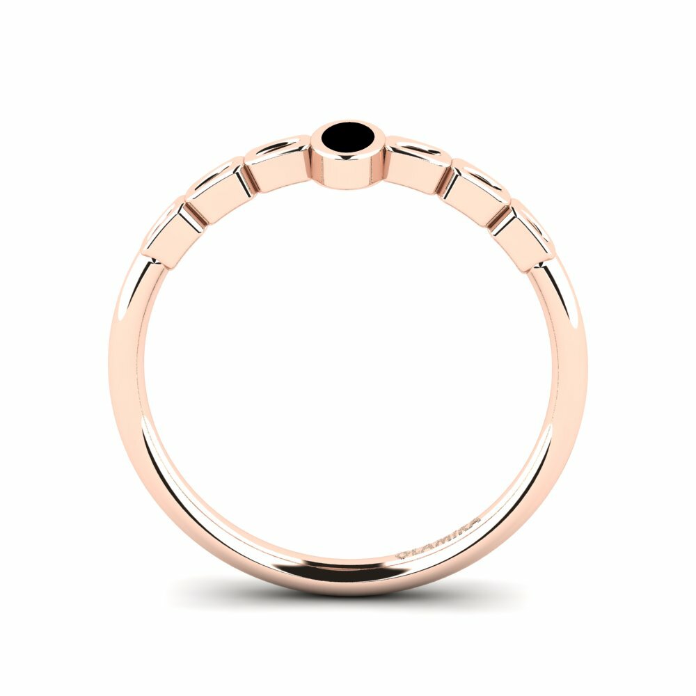 14k Oro Rosa Anillo Libbien