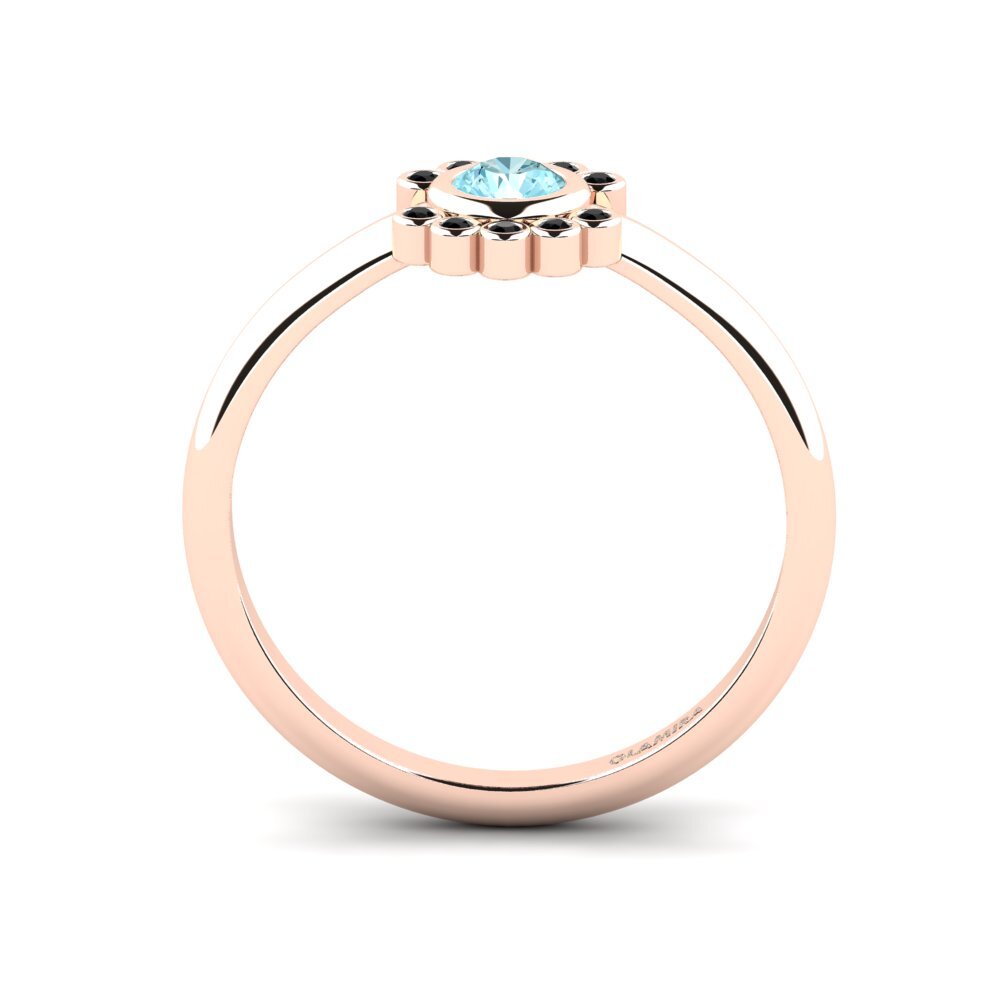 Aquamarine Engagement Ring Liliar