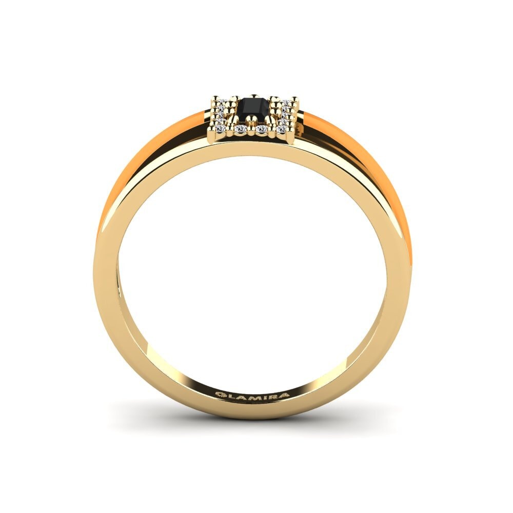 Schwarzer Onyx Ring Linksma