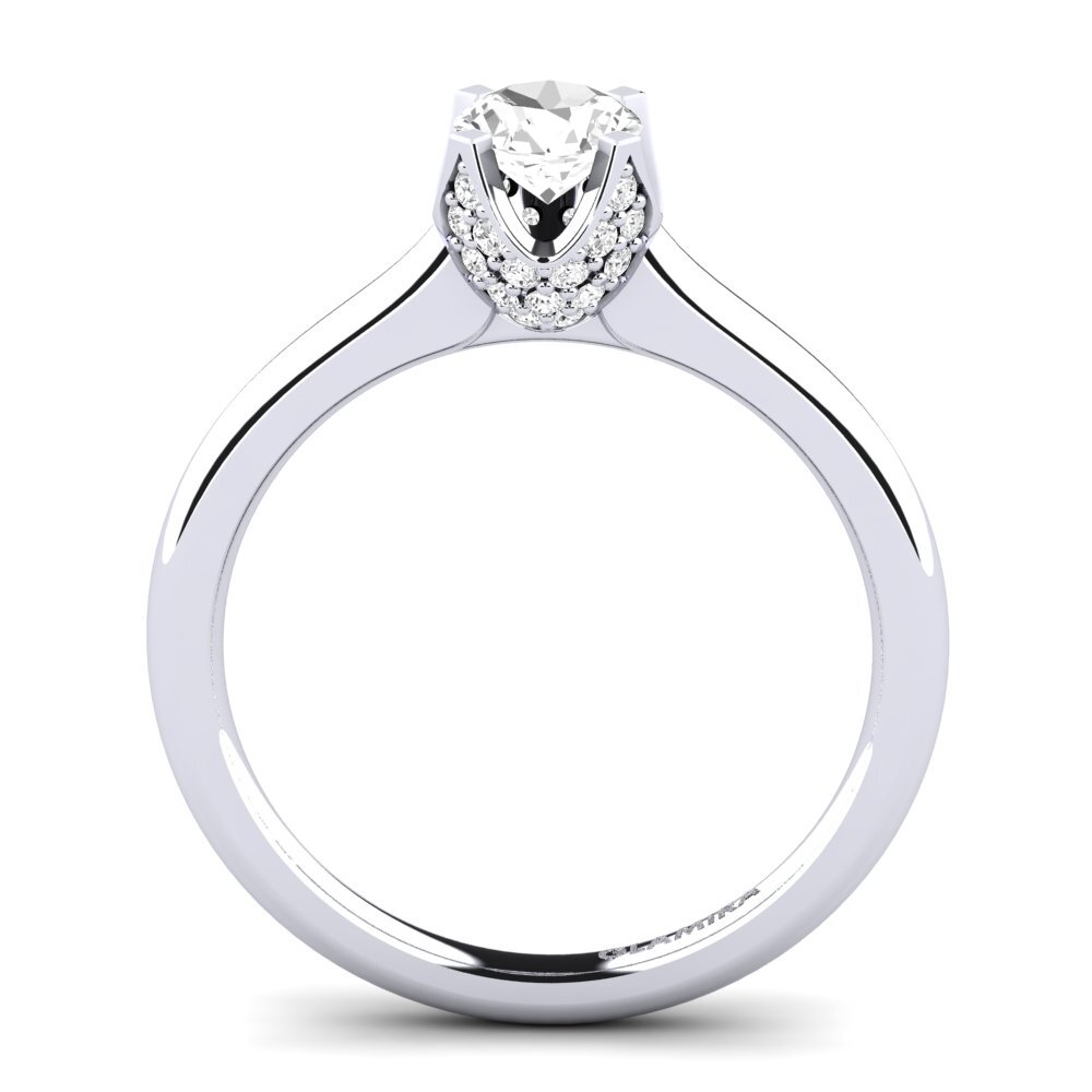 White sapphire Engagement Ring Litzy