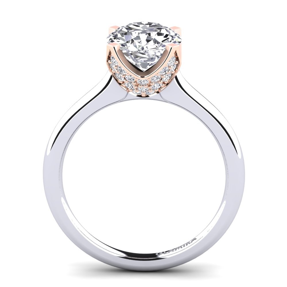 Round Engagement Ring Litzy 2.0 crt