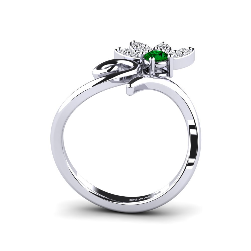 Circonita Verde Anillo Loriann