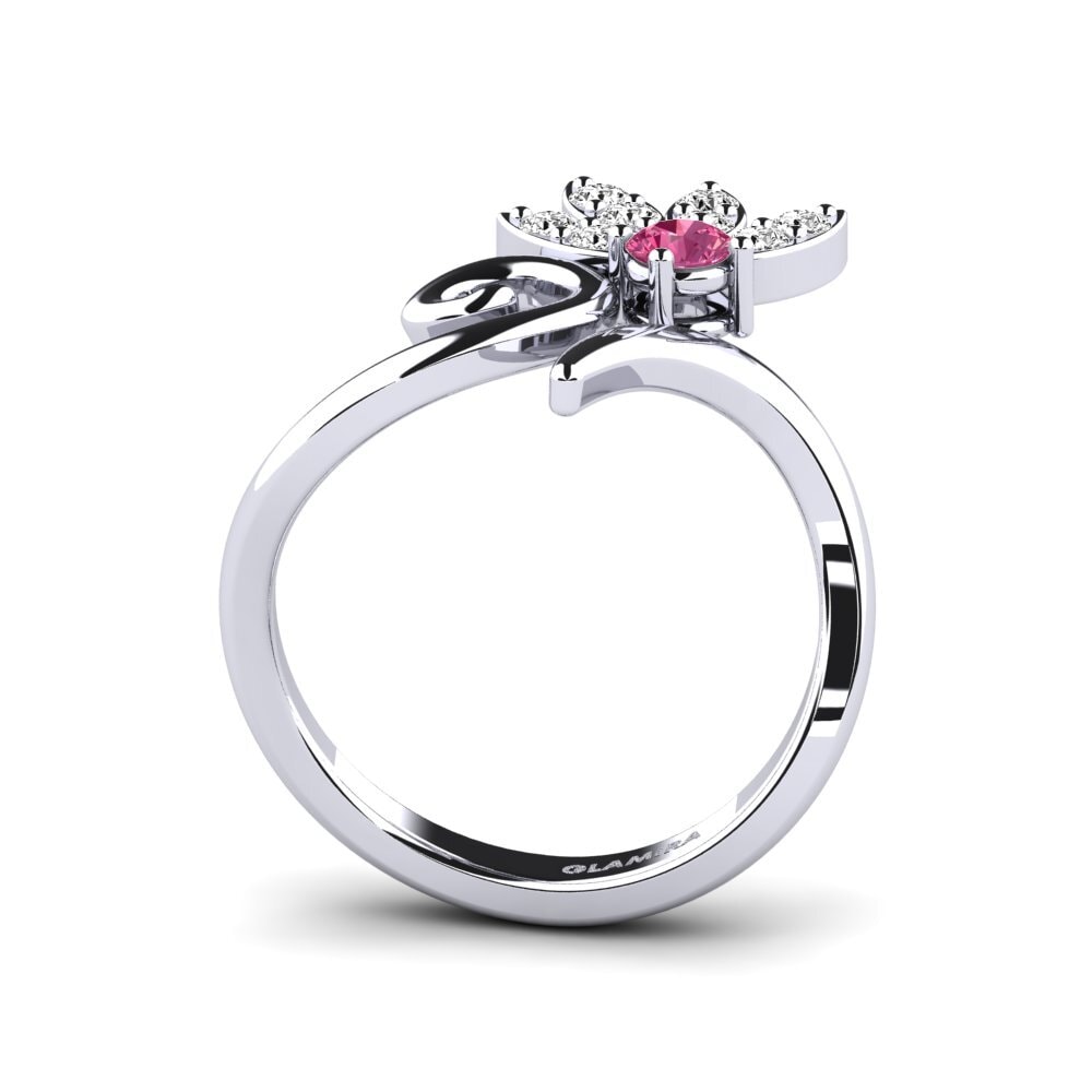 Turmalina rosa Anillo Loriann
