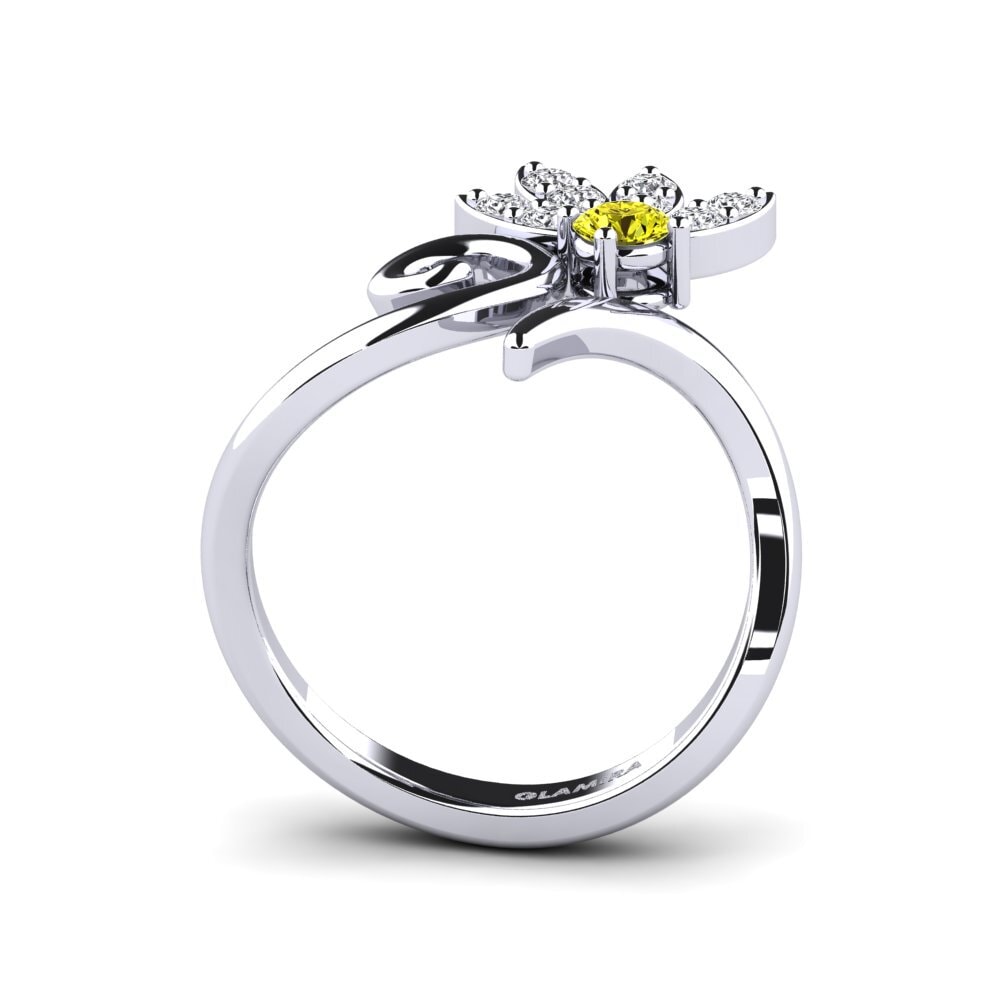 Diamant Jaune Bague Loriann