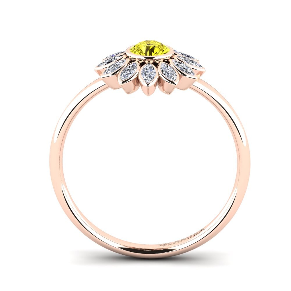 Diamant Jaune Bague Louvre