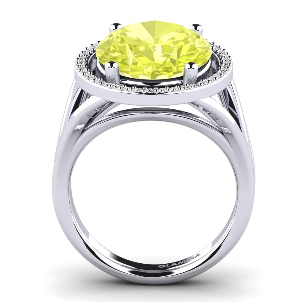 Lemon Quartz Ring Lucile