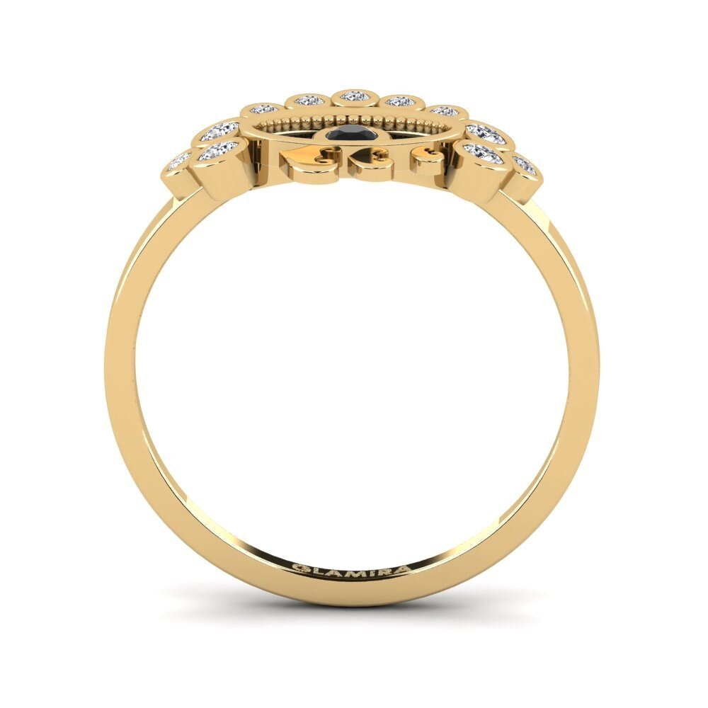 Diamante Negro Anel Lucilife