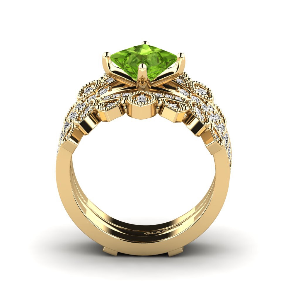 Princesa Peridoto Anillo Luditt SET