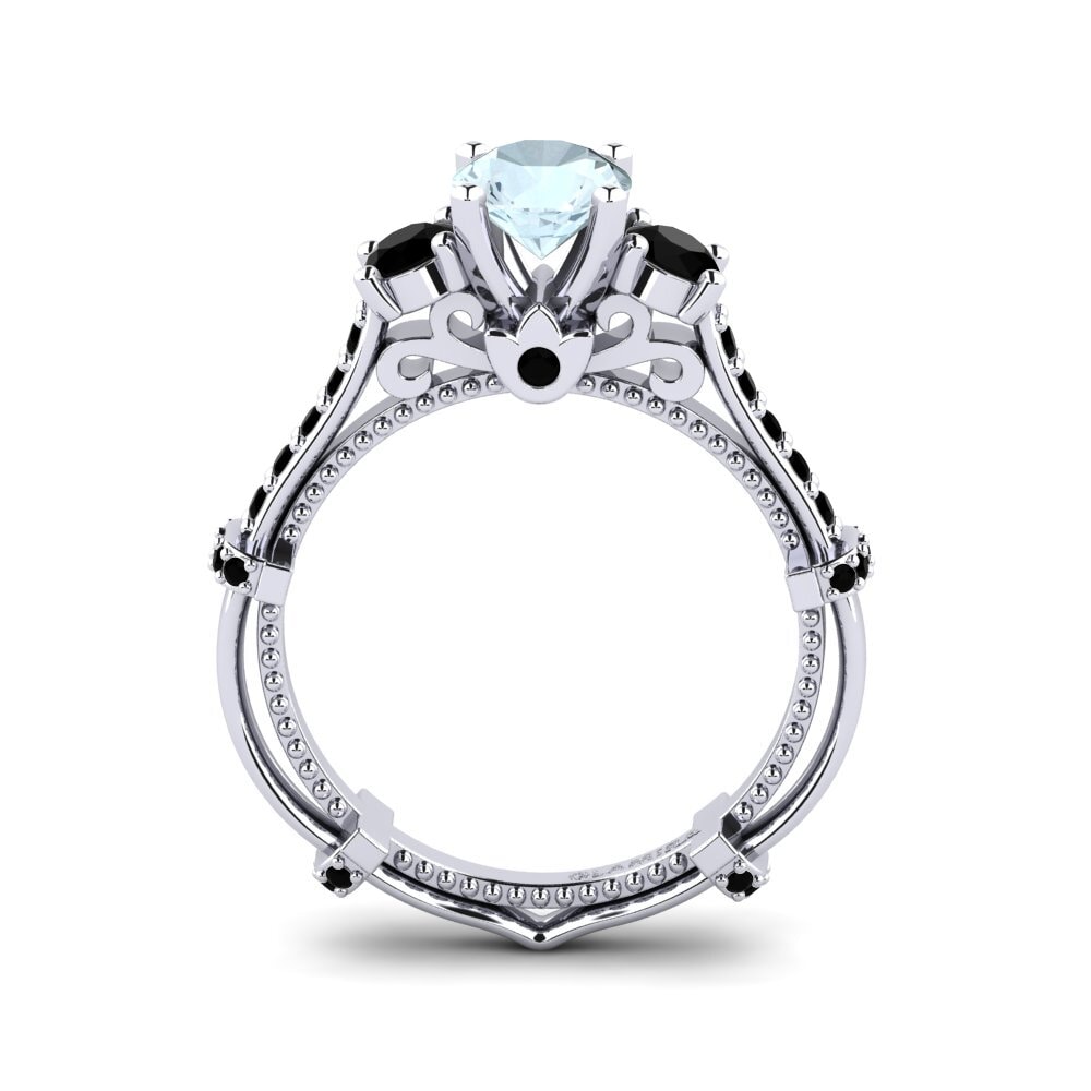 Aquamarine Engagement Ring Luisetta
