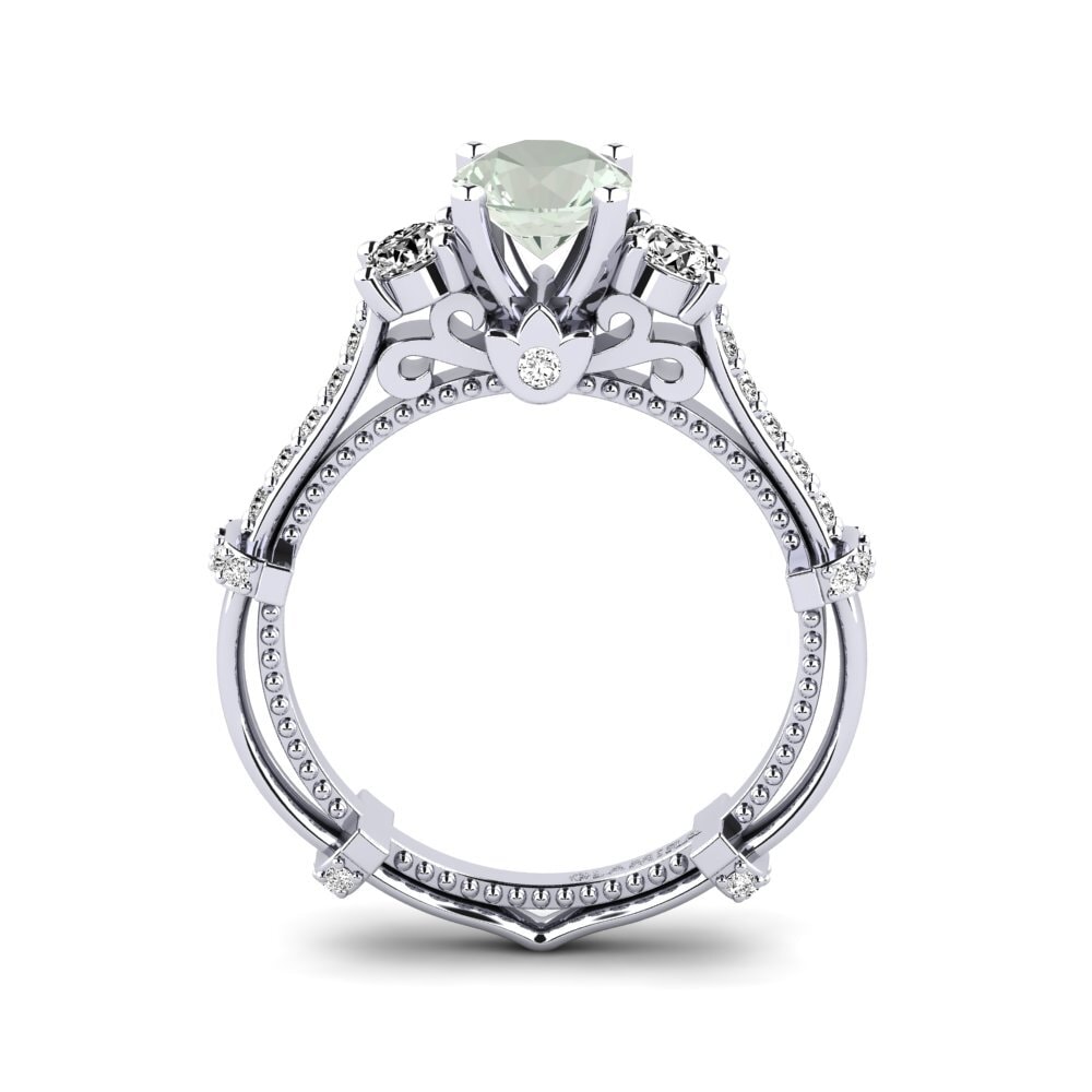 Amatista verde Anillo de compromiso Luisetta