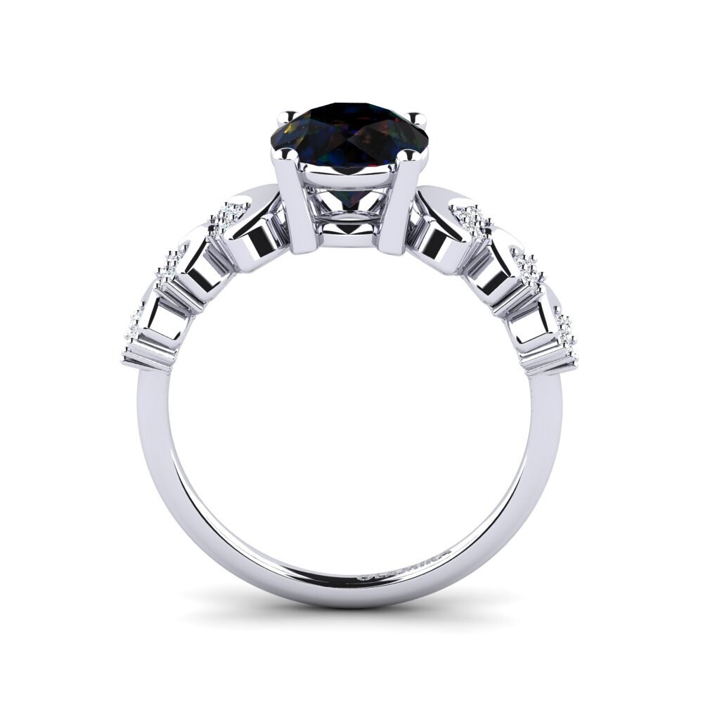 Black Opal Women's Ring Lupe