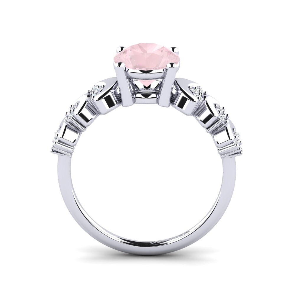 Rose Quartz Women's Ring Lupe