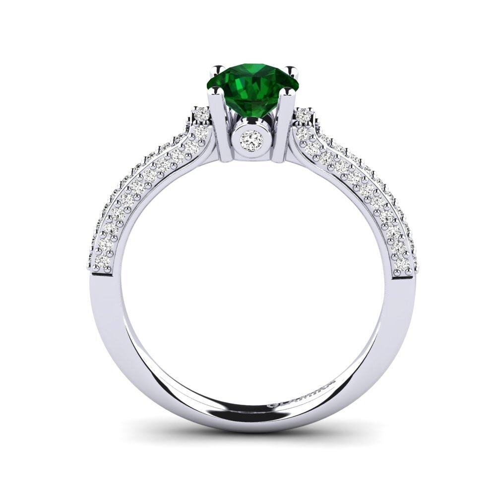 Tsavorita Anillo de compromiso Lurette