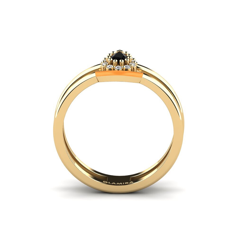 Schwarzer Onyx Ring Lyme