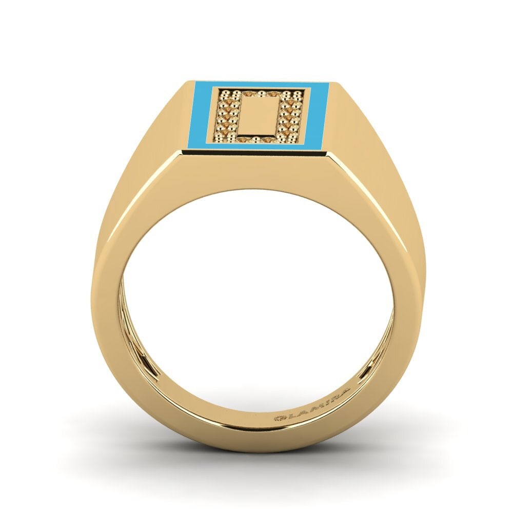 Brown Diamond Pinky Ring Lyogi