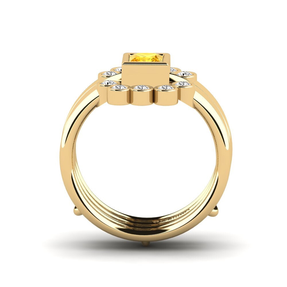Citrine Ring Lyst SET