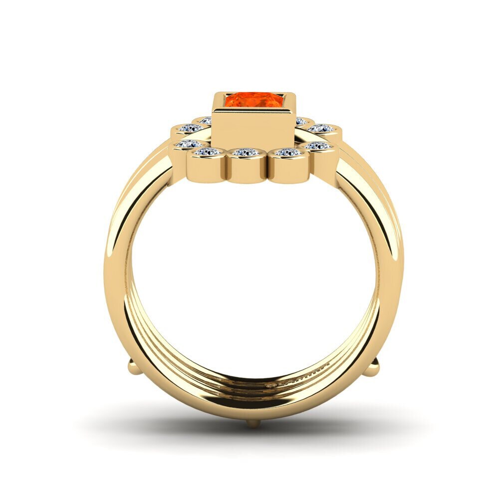 Fire Opal Ring Lyst SET