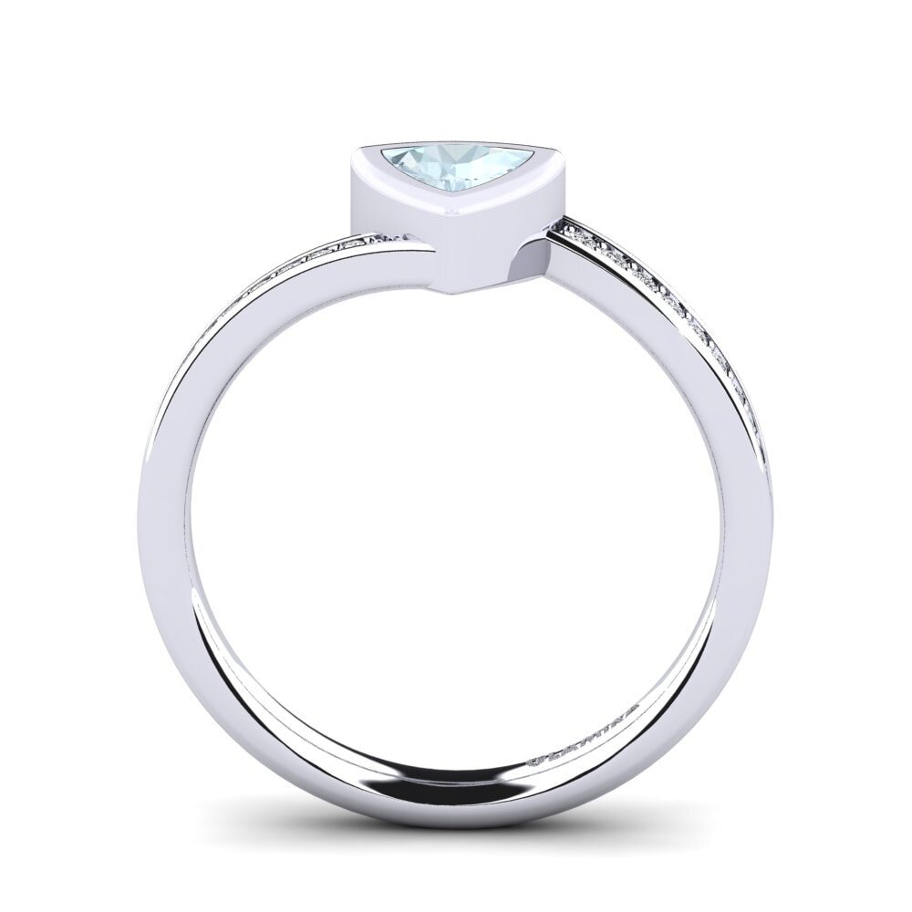 Aquamarine Engagement Ring Macaulay