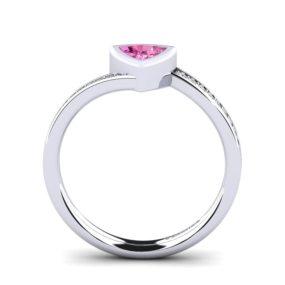 Topacio Rosa Anillo de compromiso Macaulay