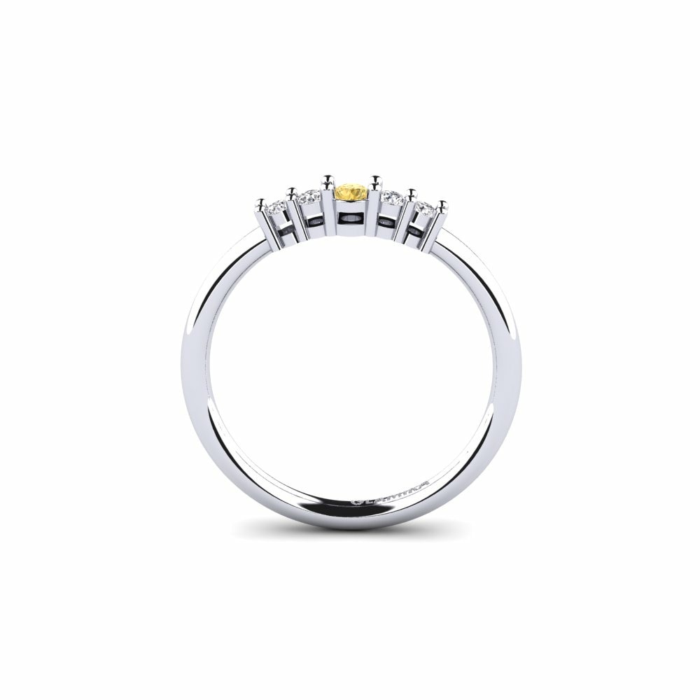 Yellow Diamond Engagement Ring Macolie