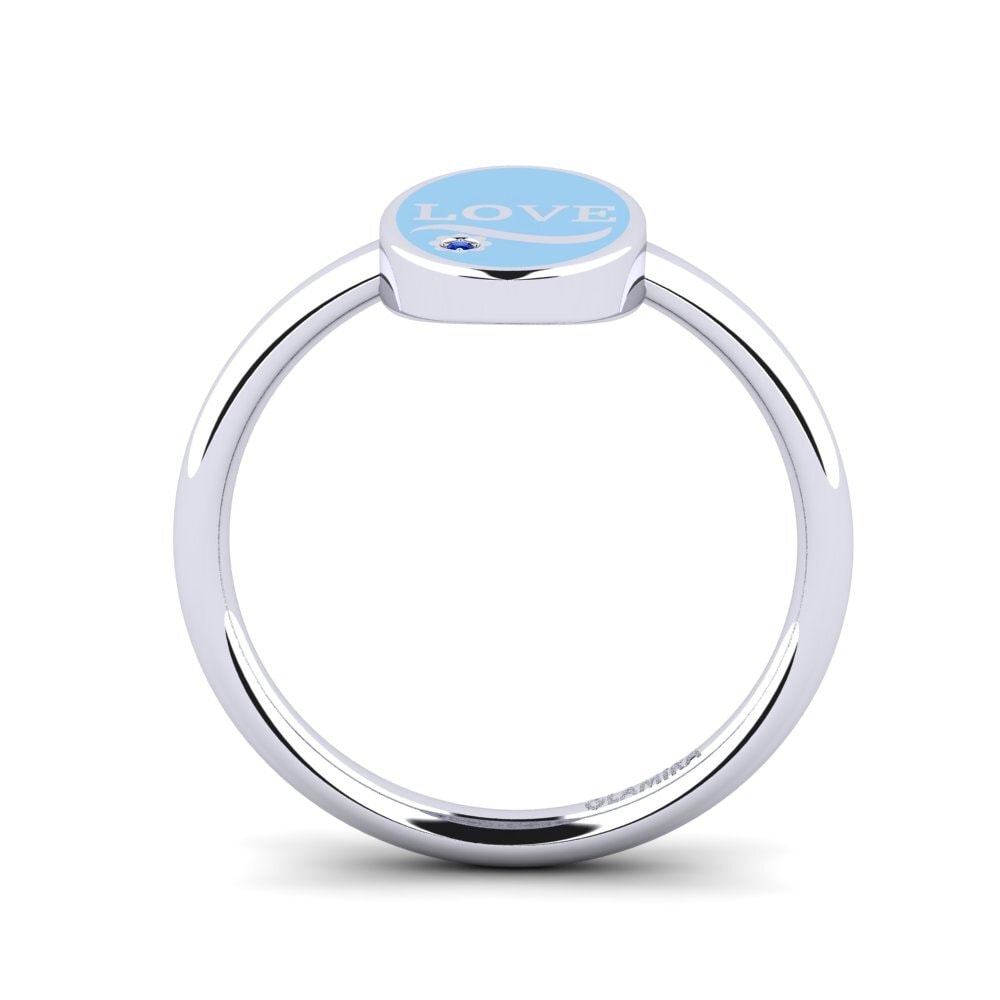 Palladium 950 Saphir Ringe Magitas