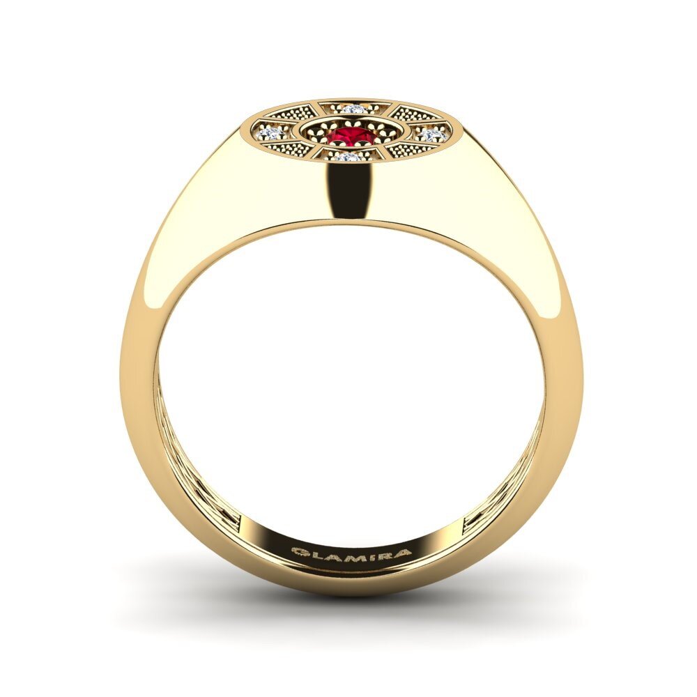 Red Zirconia Pinky Ring Magor