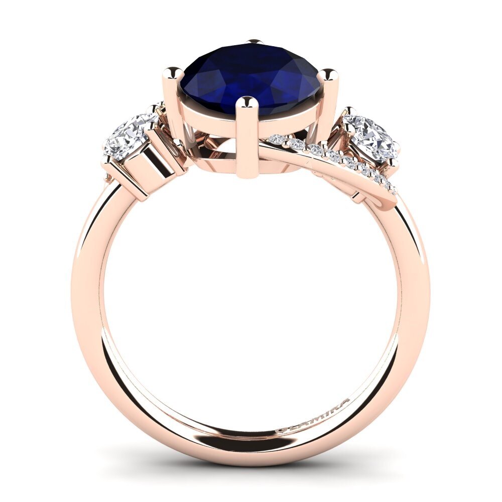 Zafiro Anillo de compromiso Magriet