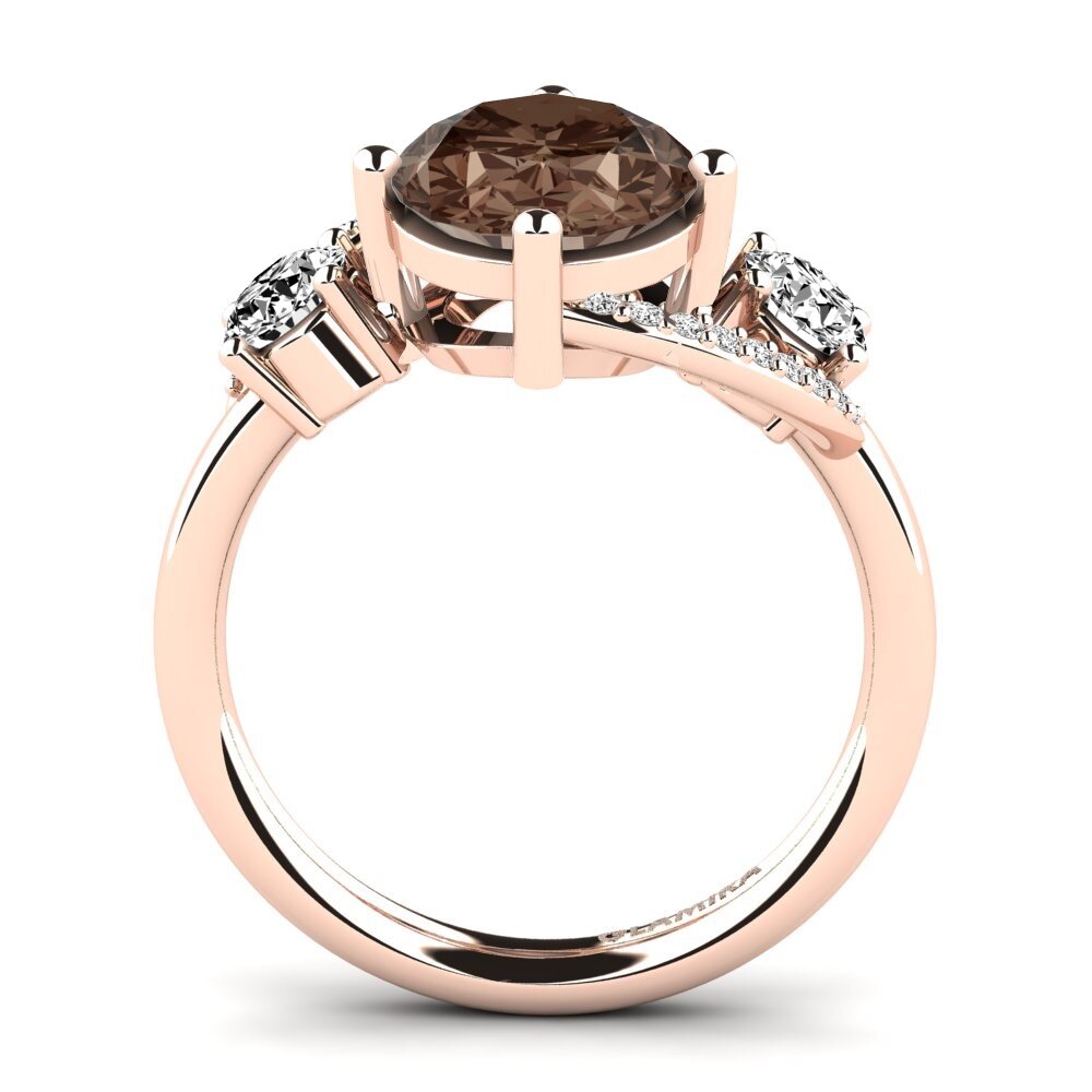 Smoky Quartz Engagement Ring Magriet