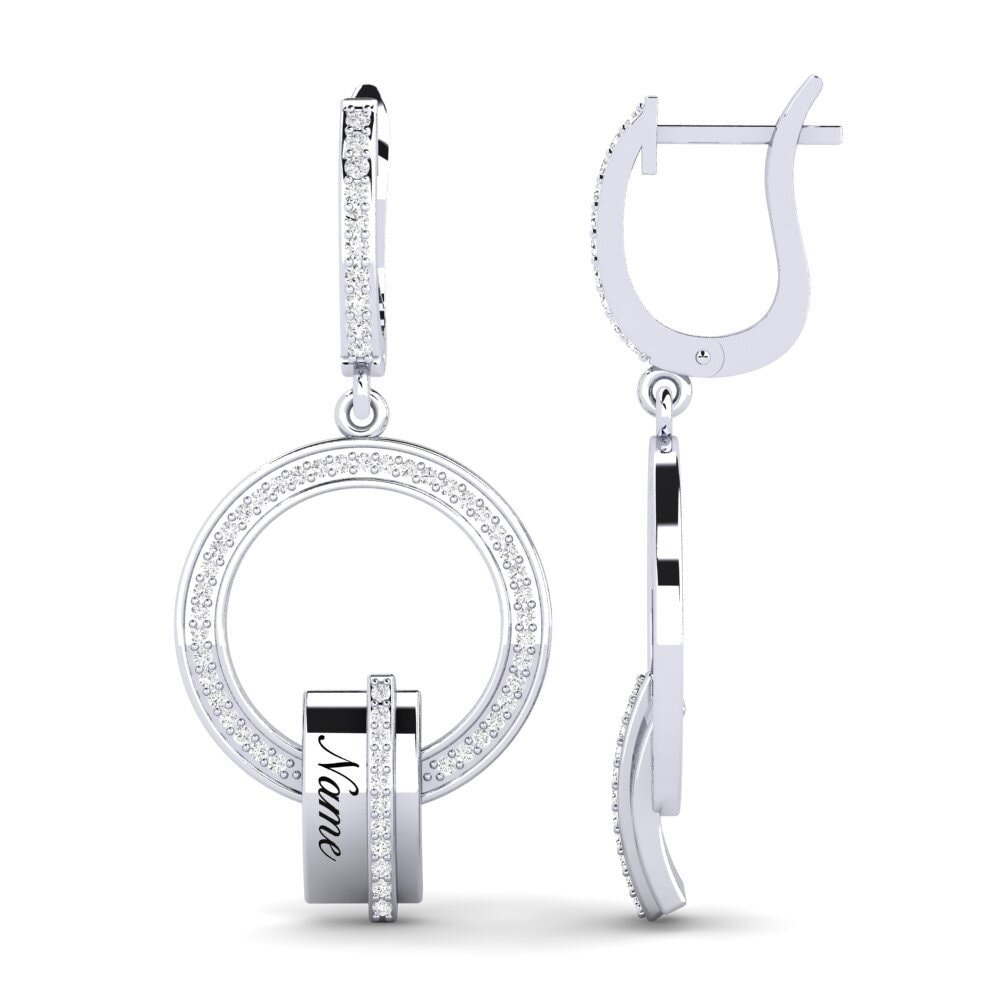 White sapphire Women's Earring Mahsa