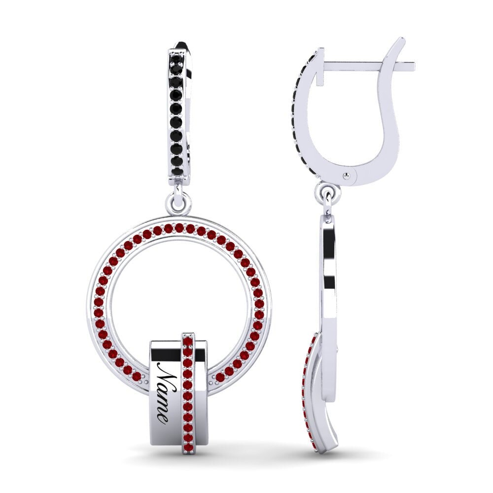 Red Zirconia Women's Earring Mahsa