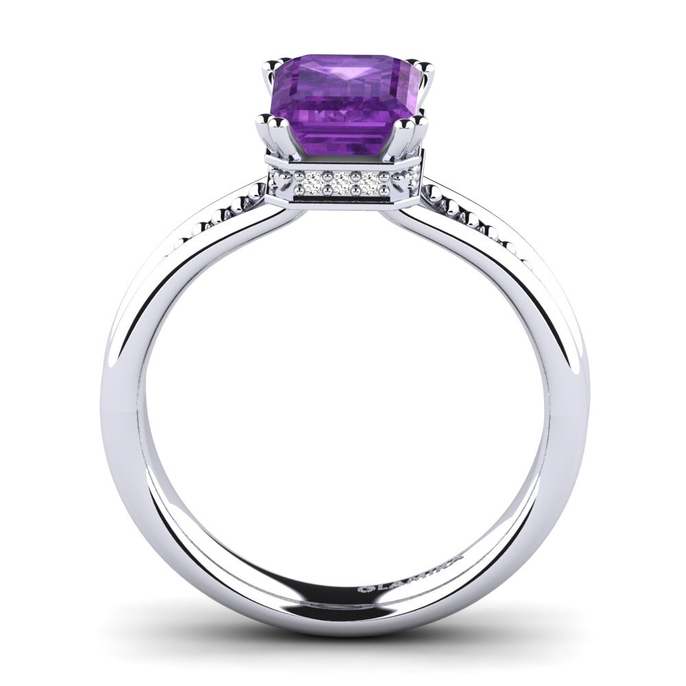 Amatista Anillo de compromiso Maine
