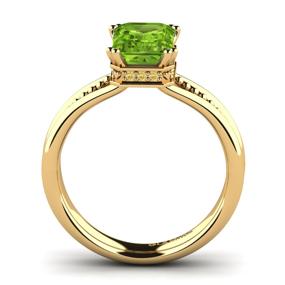 Peridot Zásnubní prsten Maine