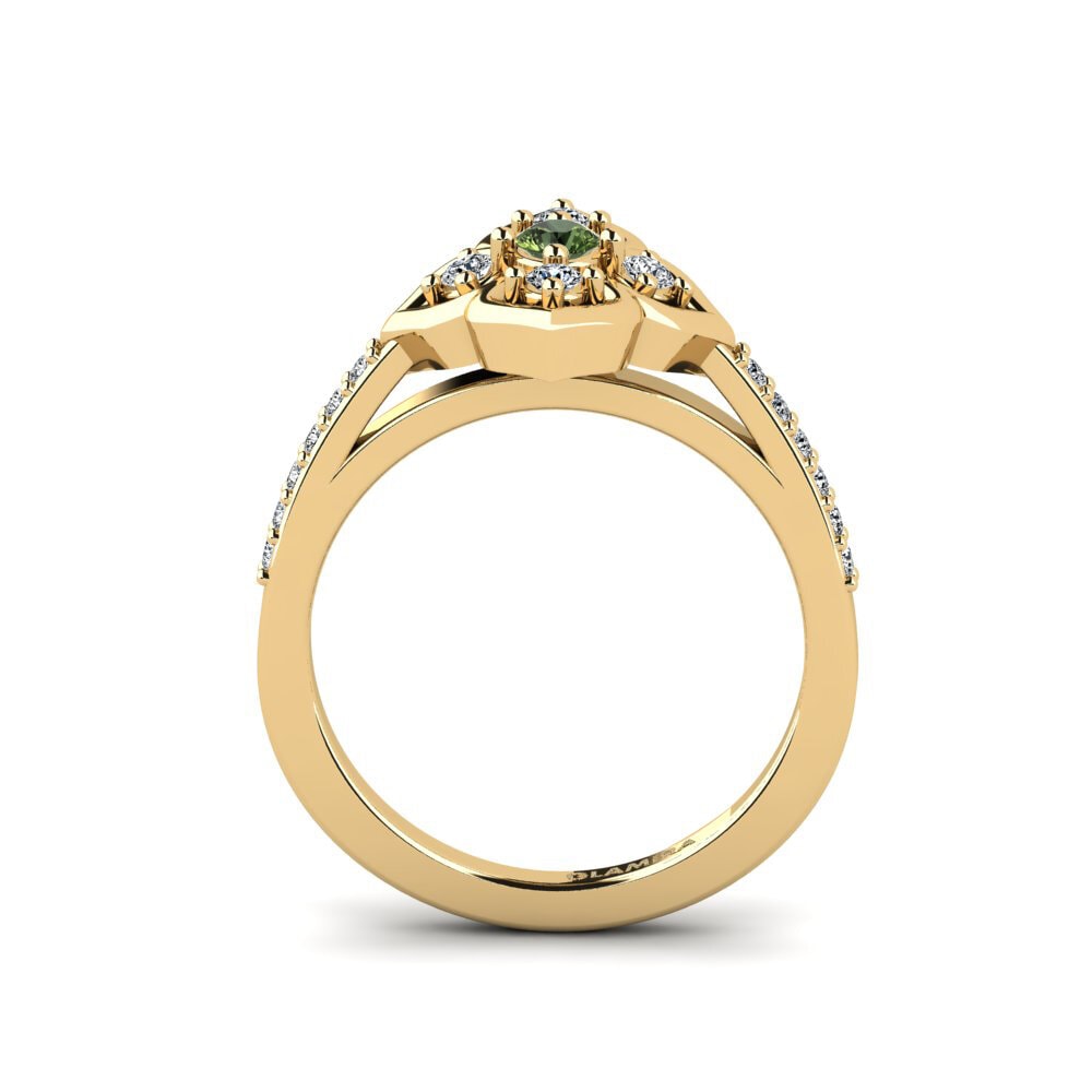 Green Sapphire Ring Maklas