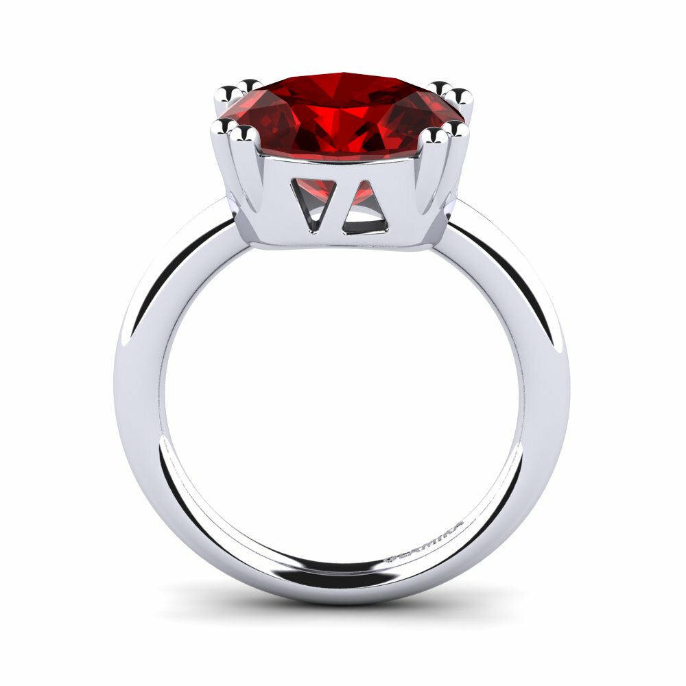 Rubis (créé en laboratoire) Bague Malenita