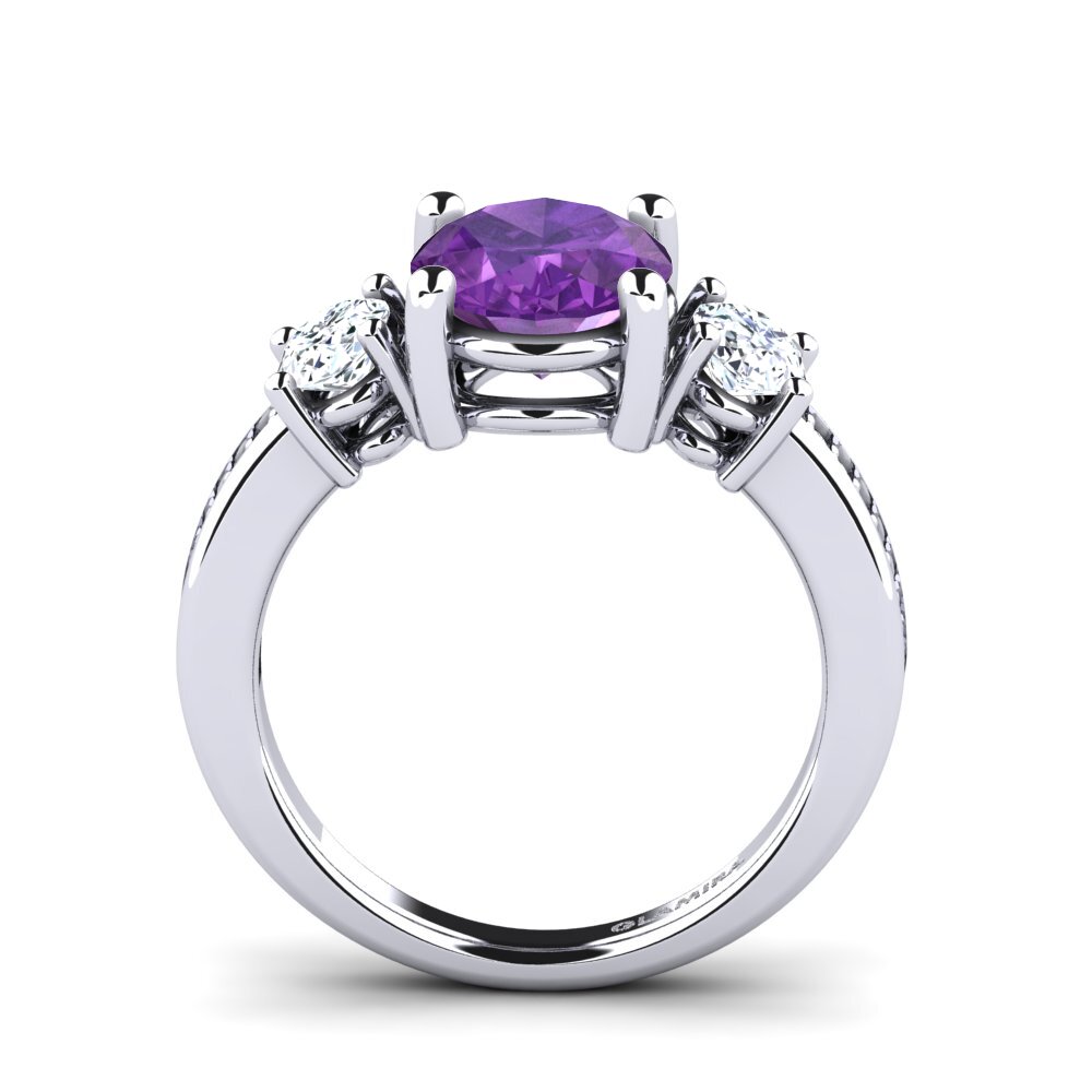 Amatista Anillo de compromiso Maletha