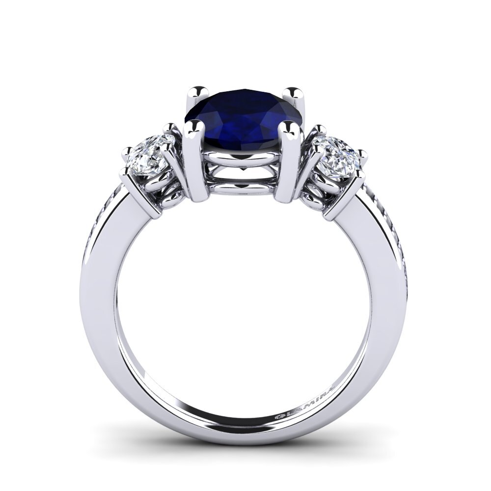 Zafiro Anillo de compromiso Maletha