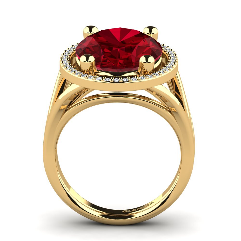 Red Zirconia Ring Malison