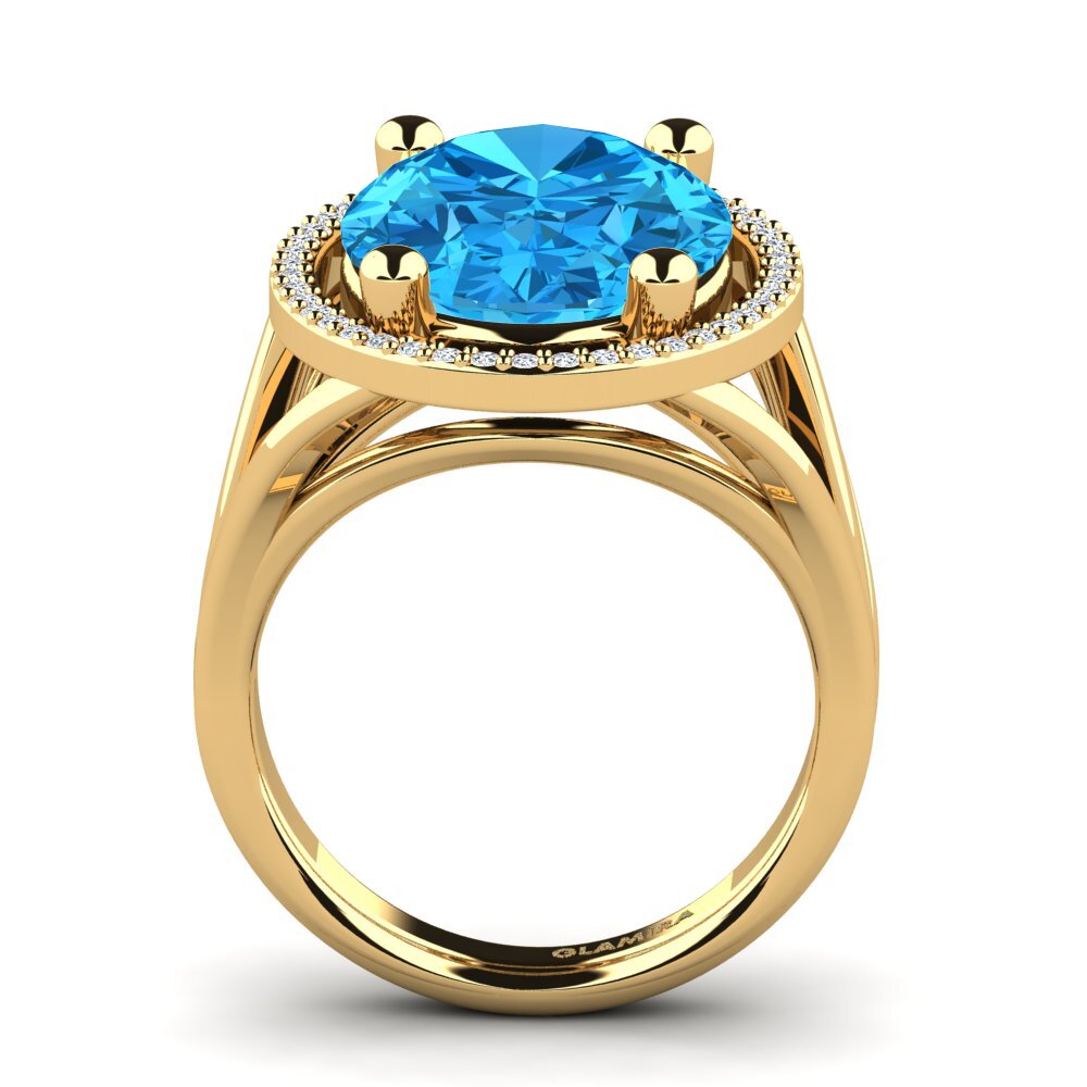Blue Topaz Ring Malison