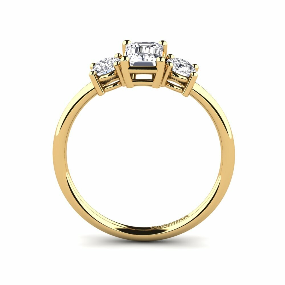 18k Yellow Gold Engagement Ring Mania