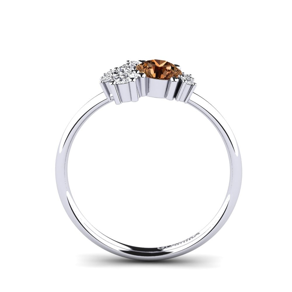 Brown Diamond Engagement Ring Manish