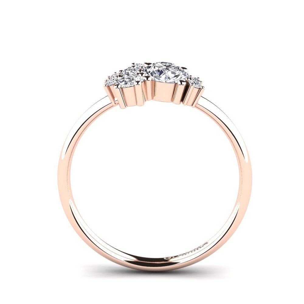 Rotgold 585 Verlobungsringe Manish