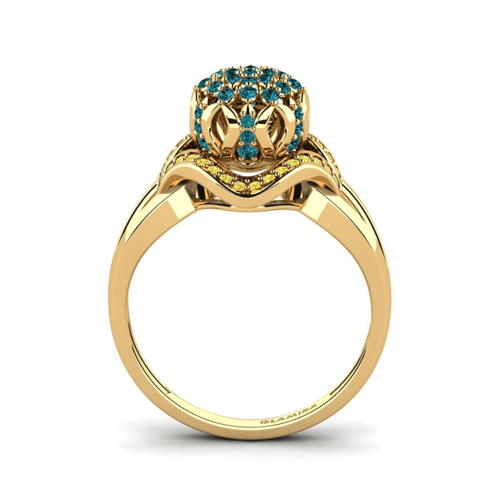 Diamant Bleu Bague Manoela