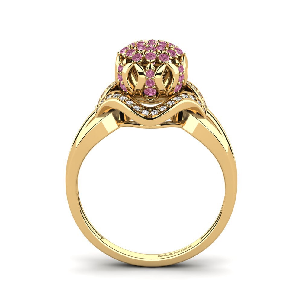 Granate Rhodolite Anillo Manoela