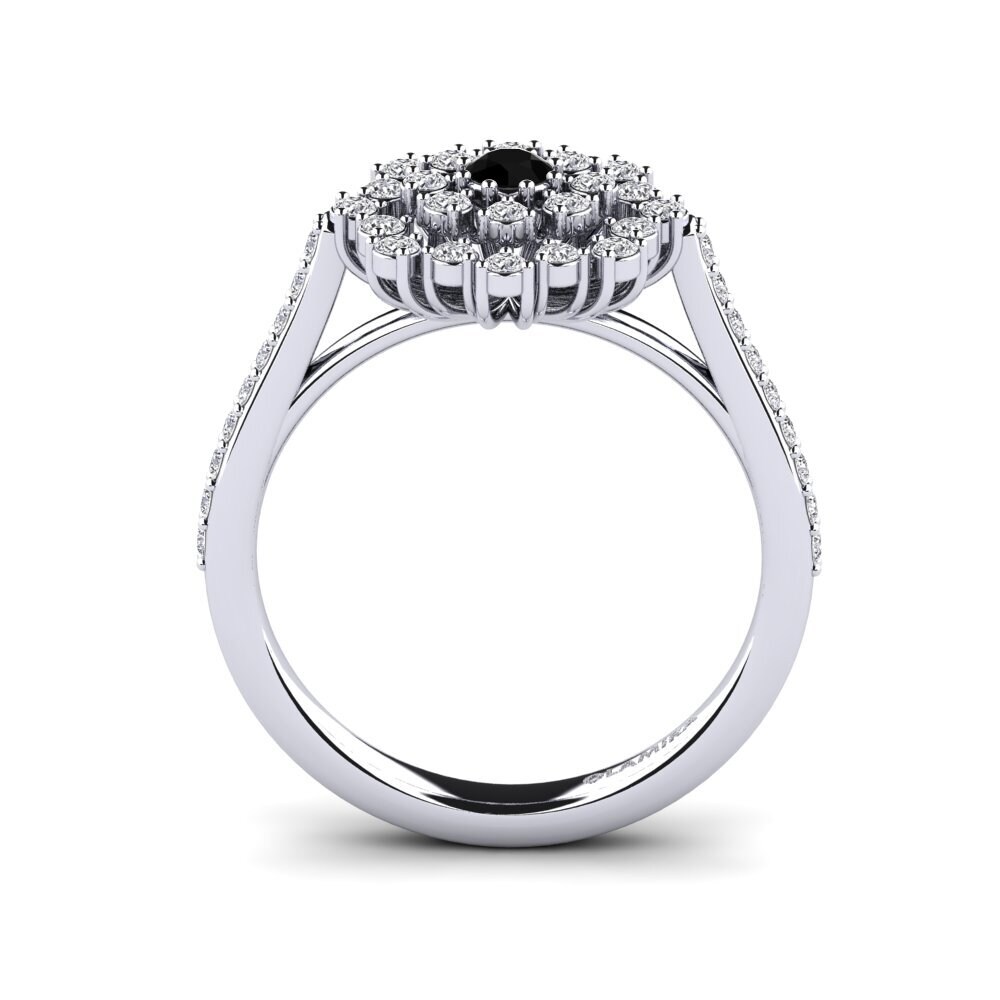 Black Diamond Engagement Ring Manthey